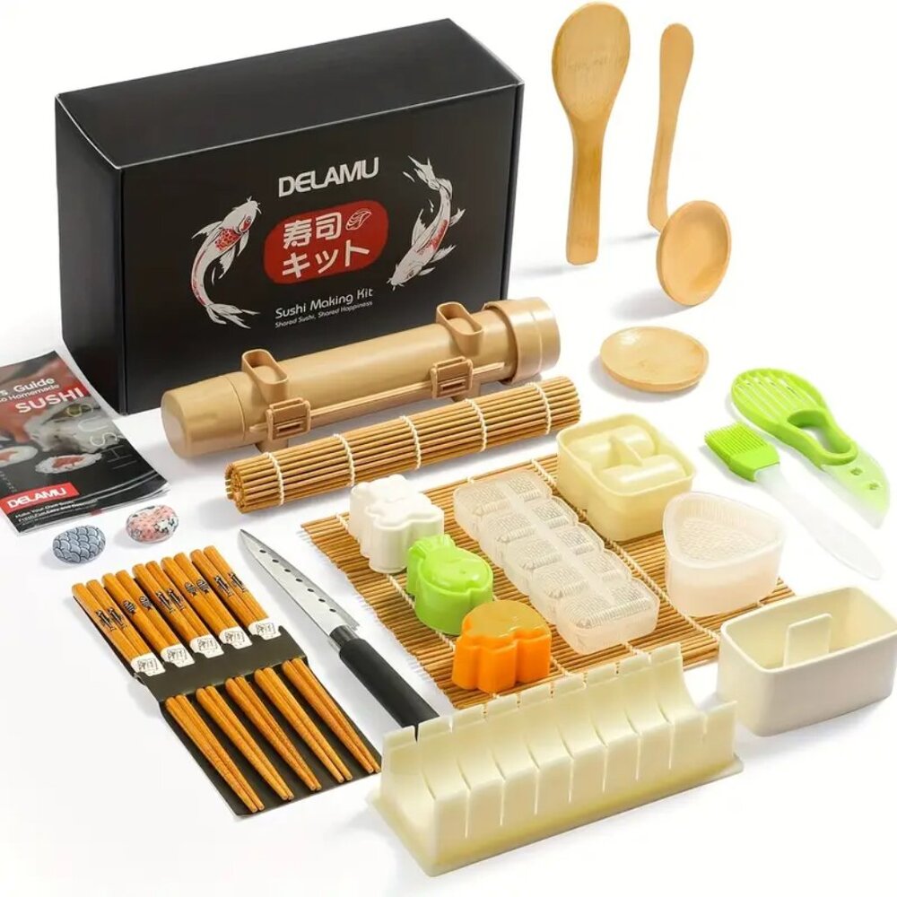 {NIB} 27-Piece Sushi Making Kit for Beginners Great Gift